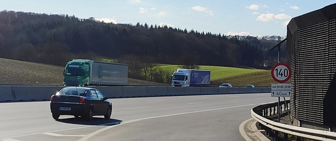 autoroute autrichienne à 140